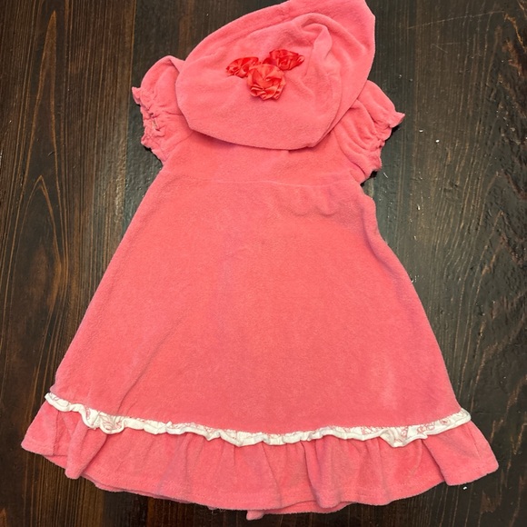 Disney Vintage  Pink Hooded Swim Cover up - Picture 7 of 9